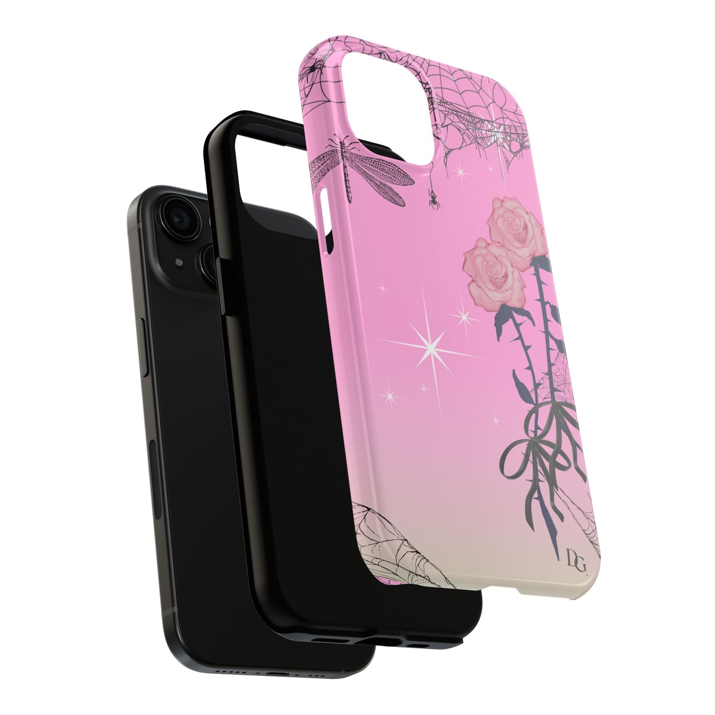 Obsidian Rose Phone Case