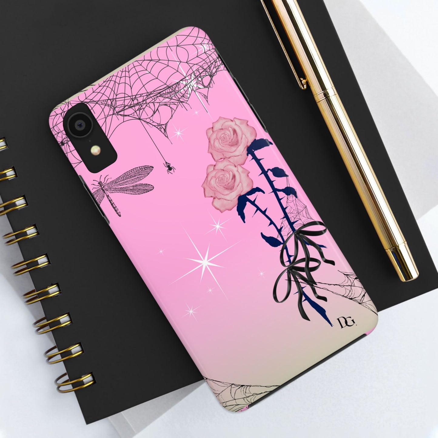 Obsidian Rose Phone Case