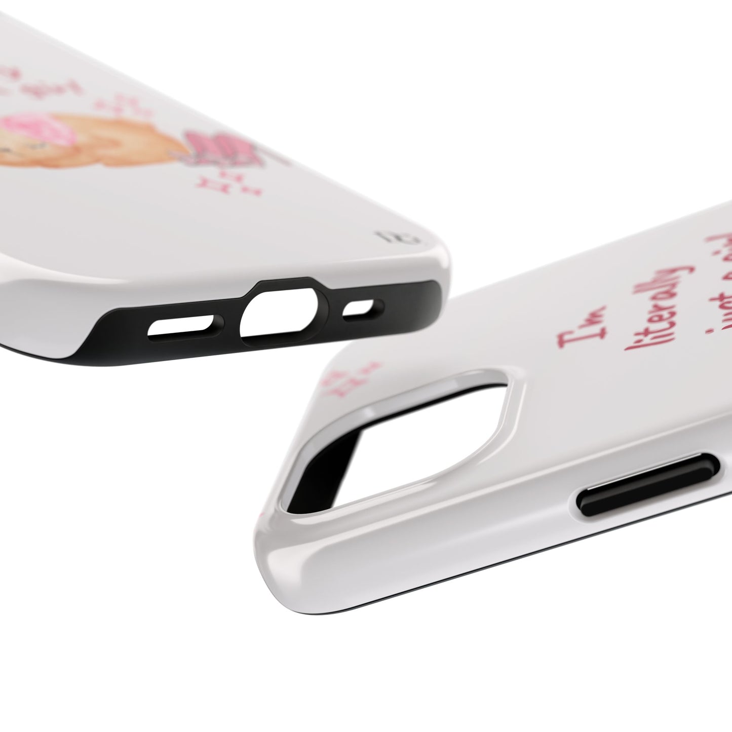 “I’m Just A Girl” Phone Case WHITE