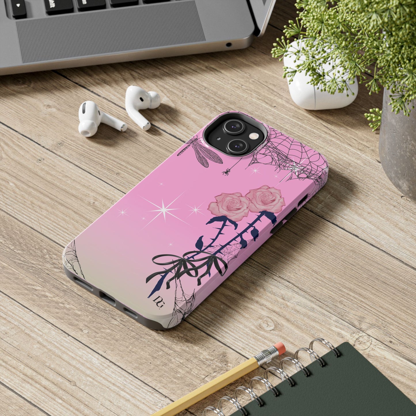 Obsidian Rose Phone Case