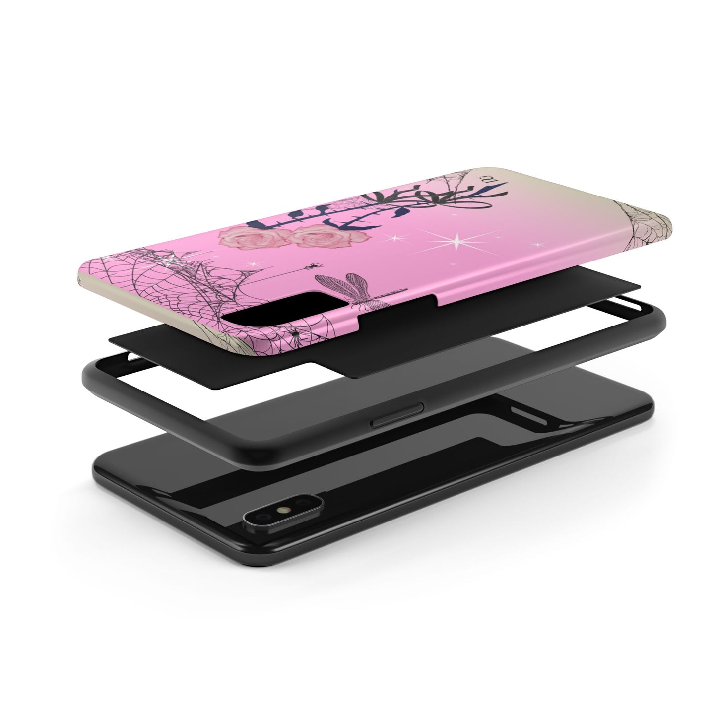 Obsidian Rose Phone Case