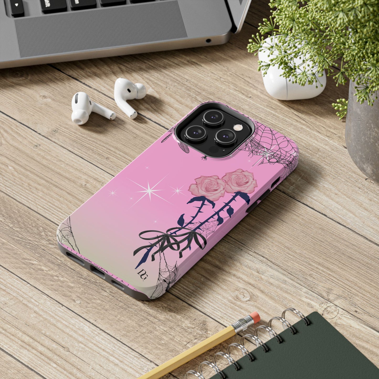 Obsidian Rose Phone Case