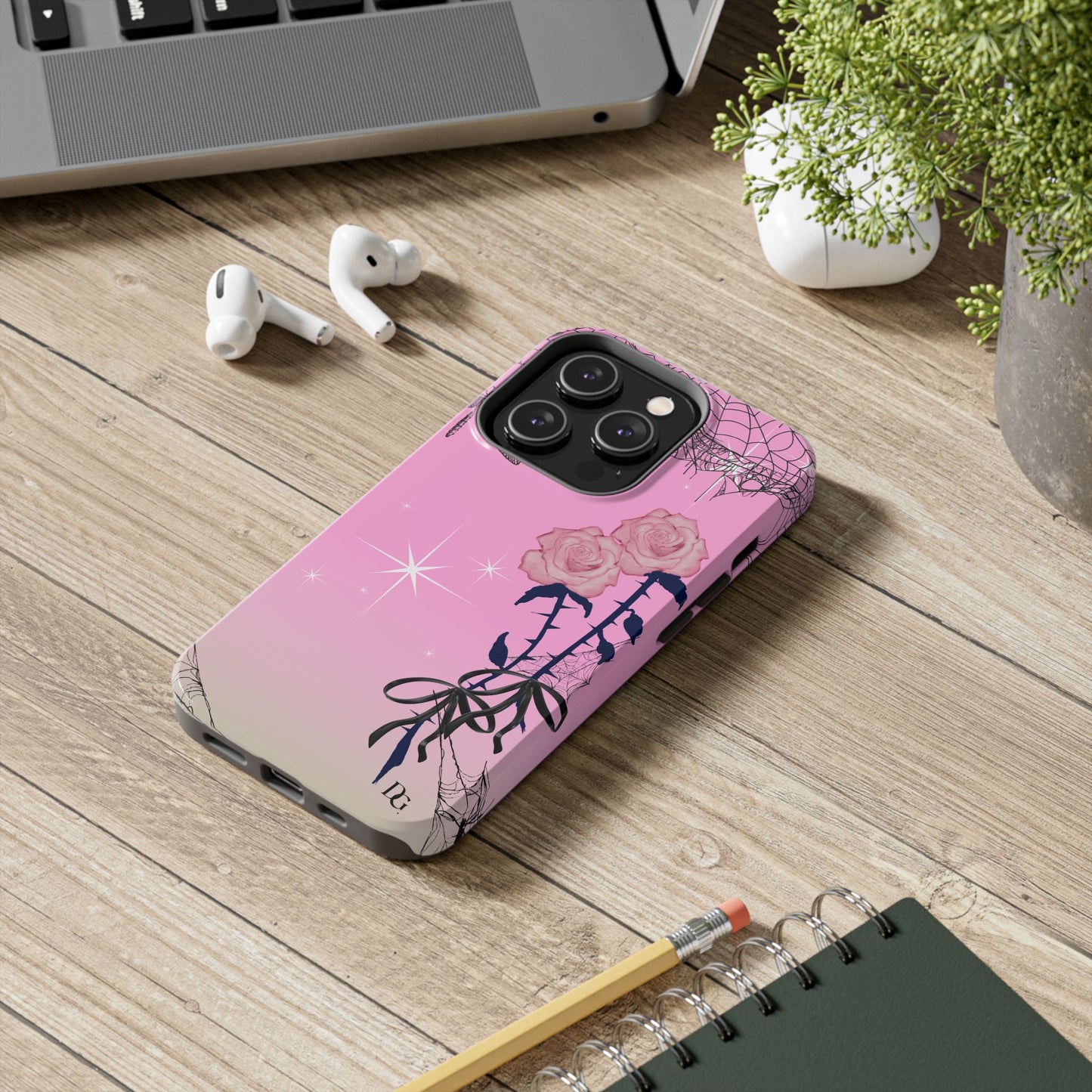 Obsidian Rose Phone Case