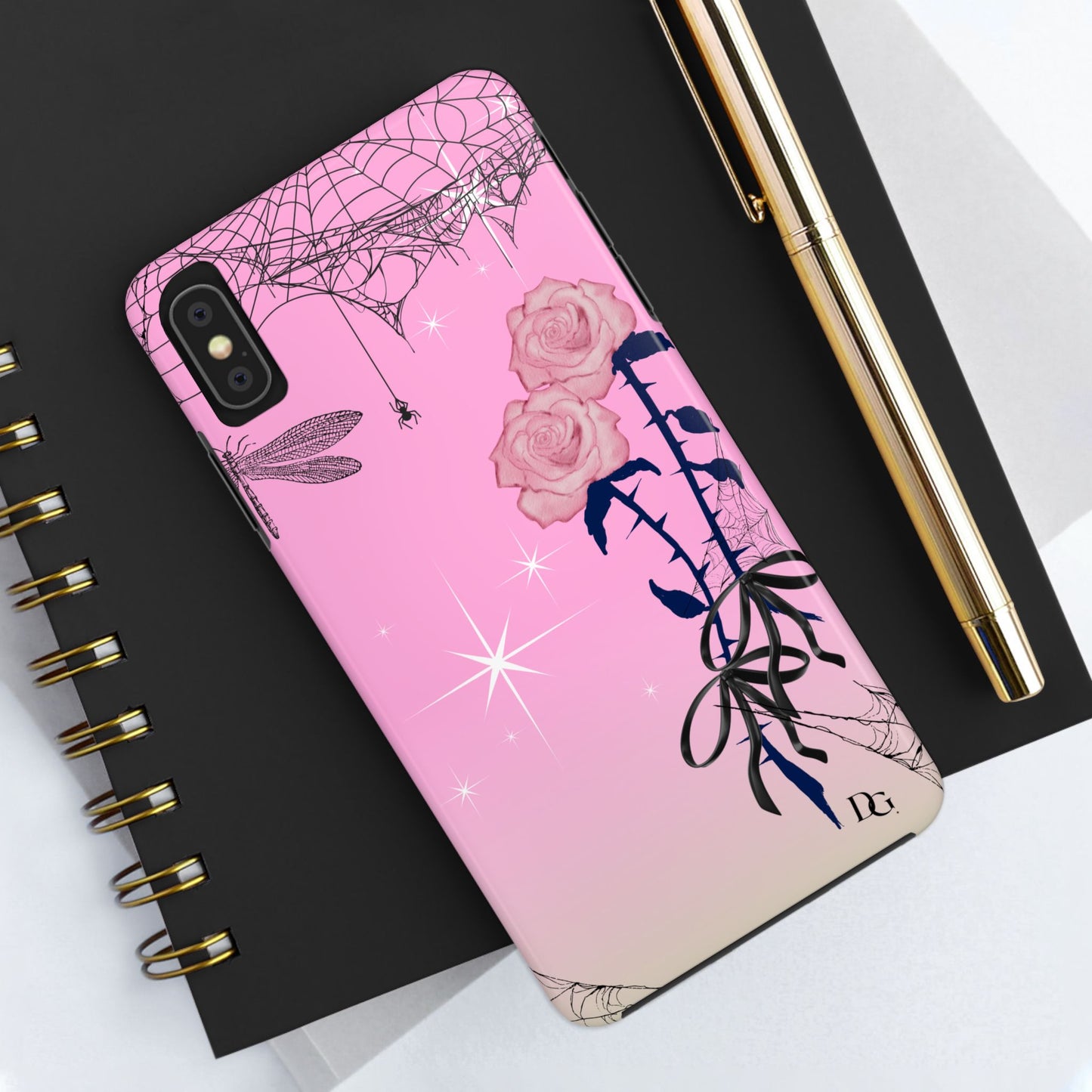 Obsidian Rose Phone Case