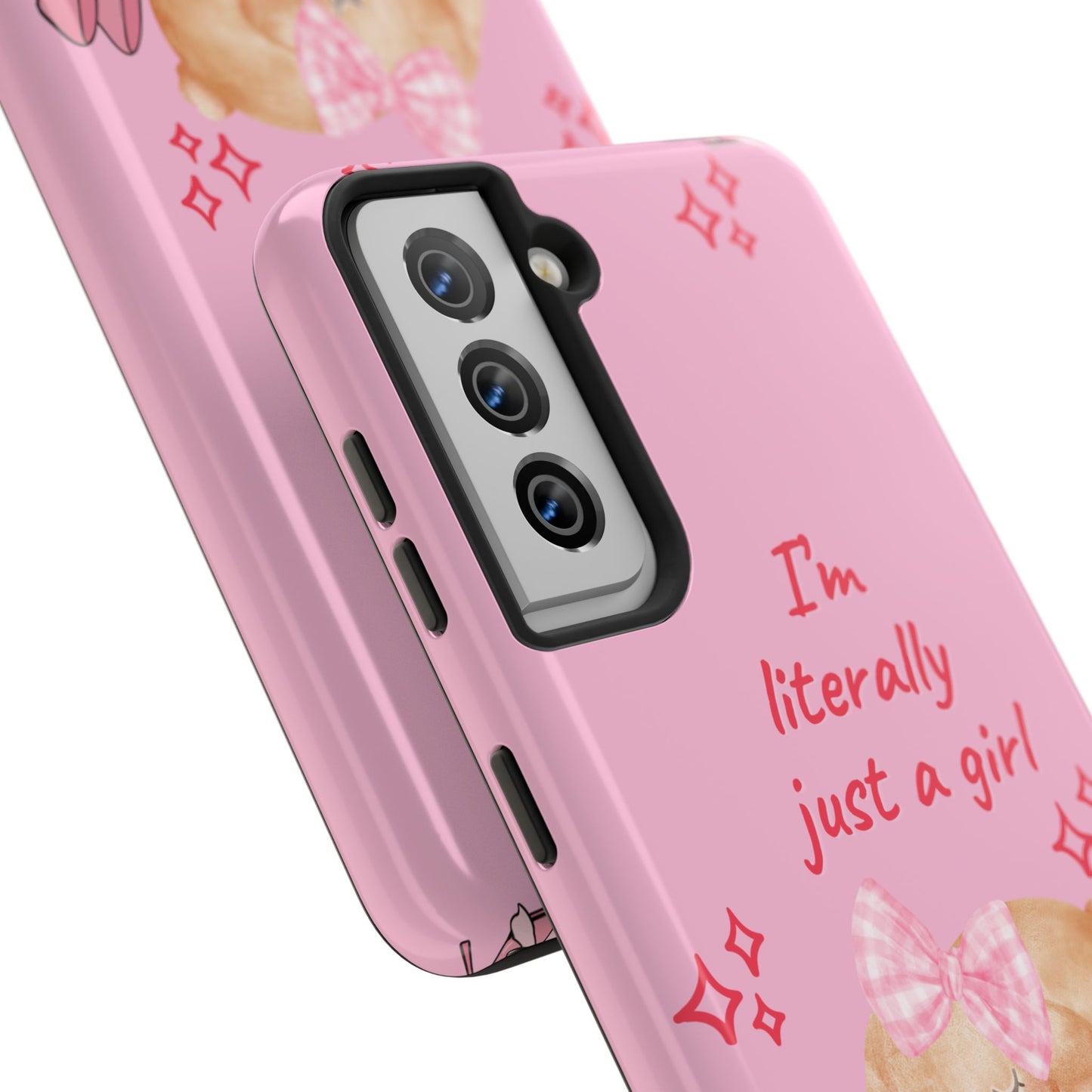 ”I’m Just A Girl” Phone Case PINK
